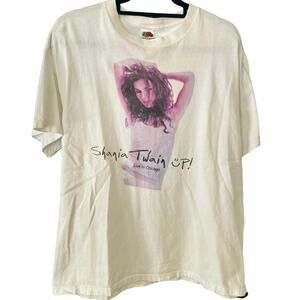 Vintage Y2K Shania Twain Up 2003 Grant Park Chicago Country Shirt Adult XL